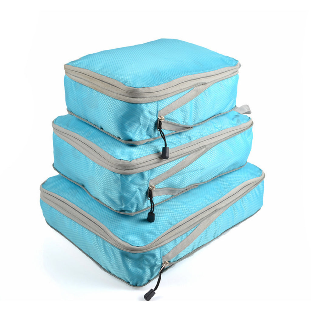 3-Piece Nylon Travel Organizer Set
