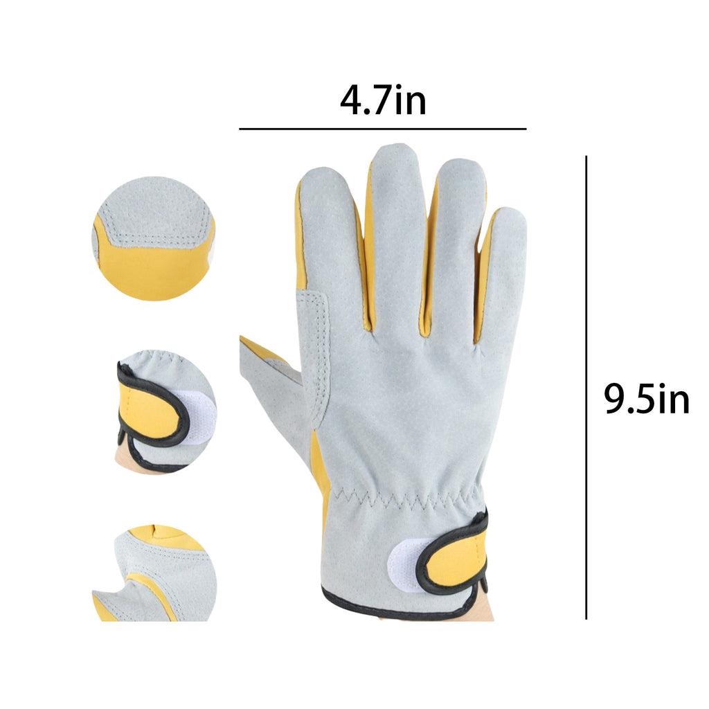 Premium Abrasion Resistant Sheepskin Safety Gloves