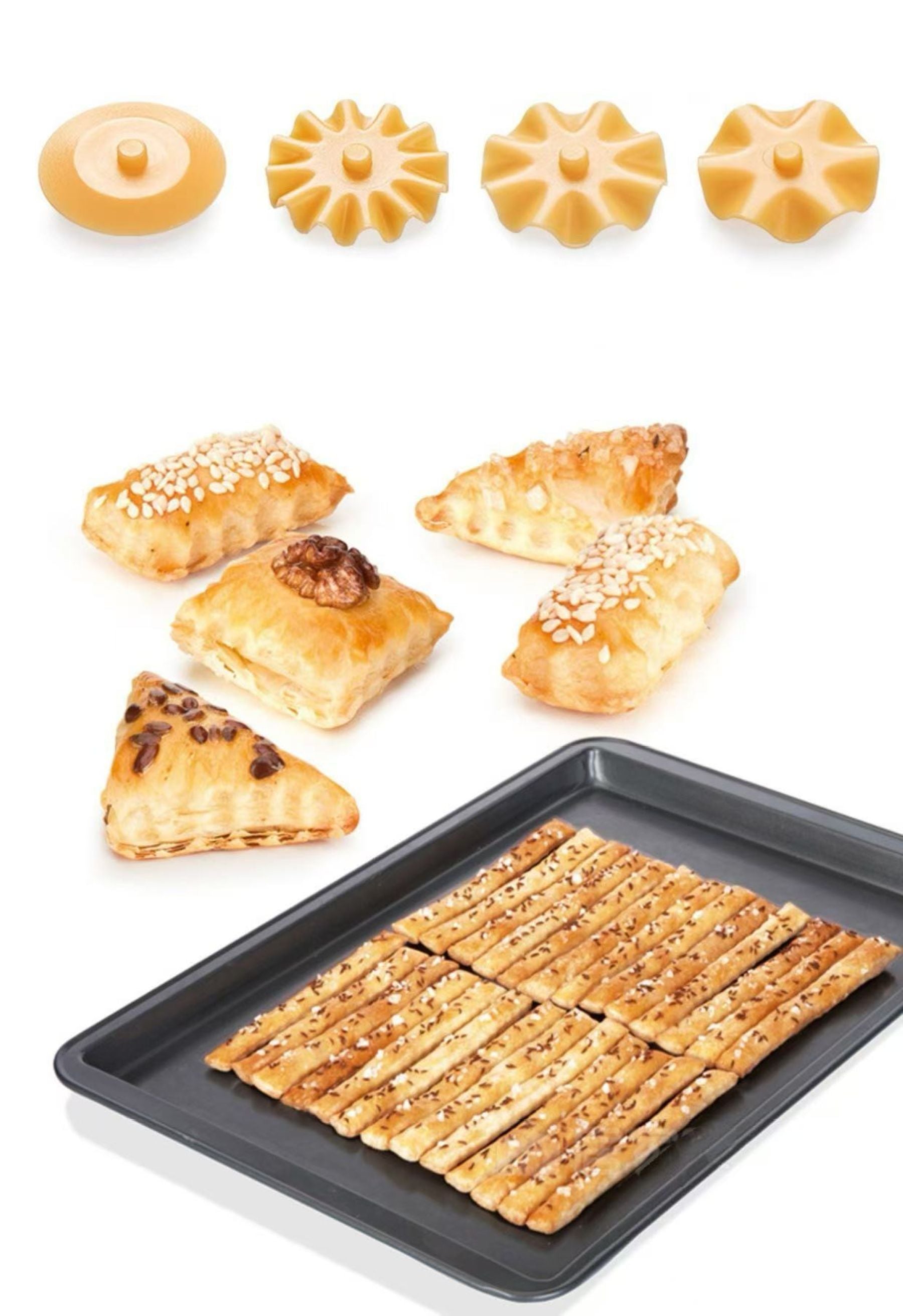 Four-in-one Flower-shaped Dough Sheet Cutting Tool