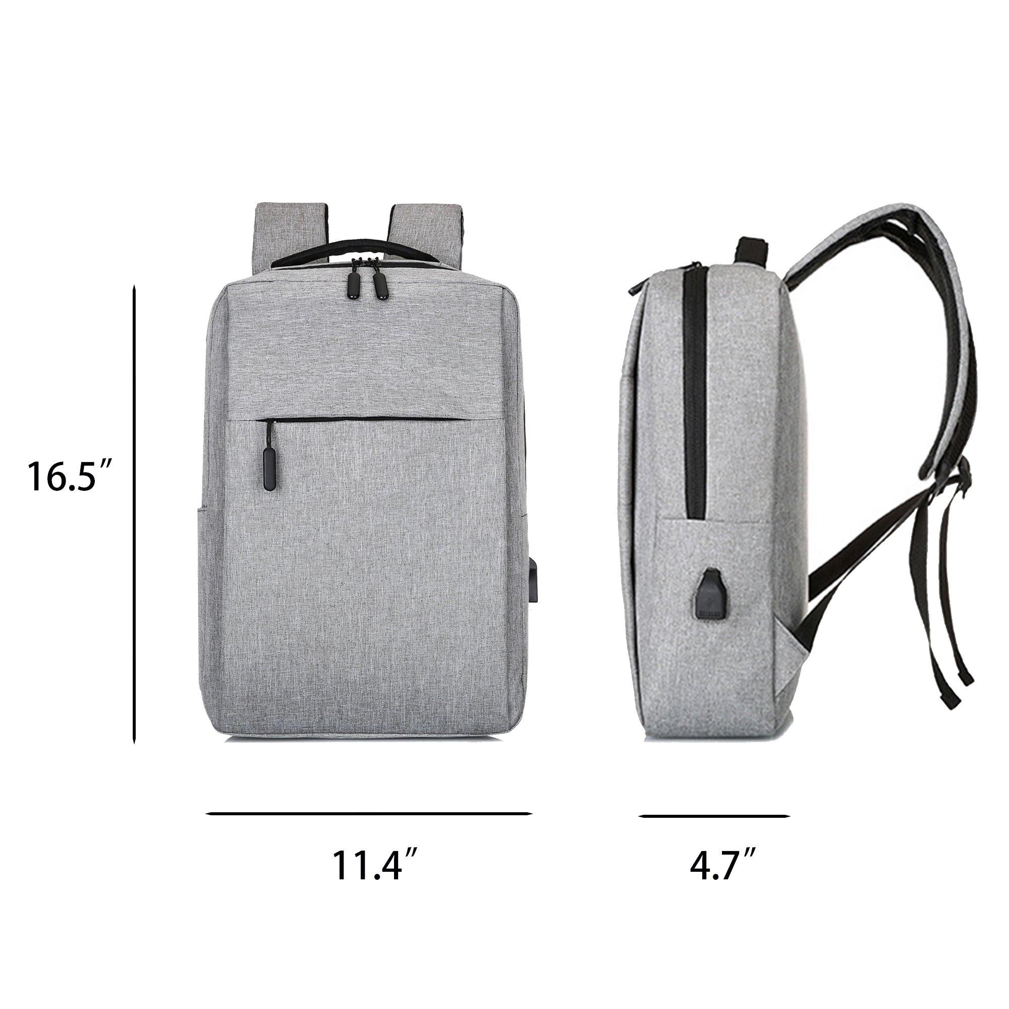 Casual Laptop Backpack With Usb Charging Port