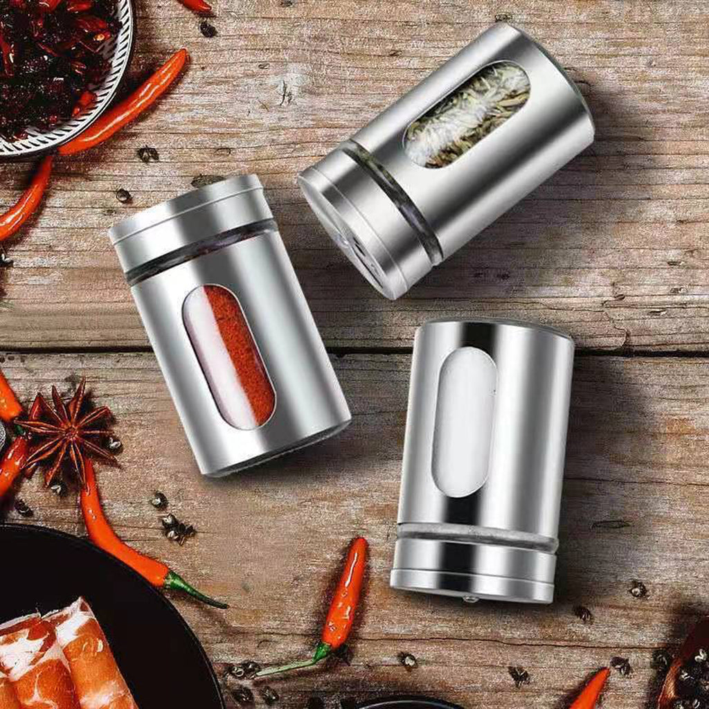 Stainless Steel Seasoning Containers