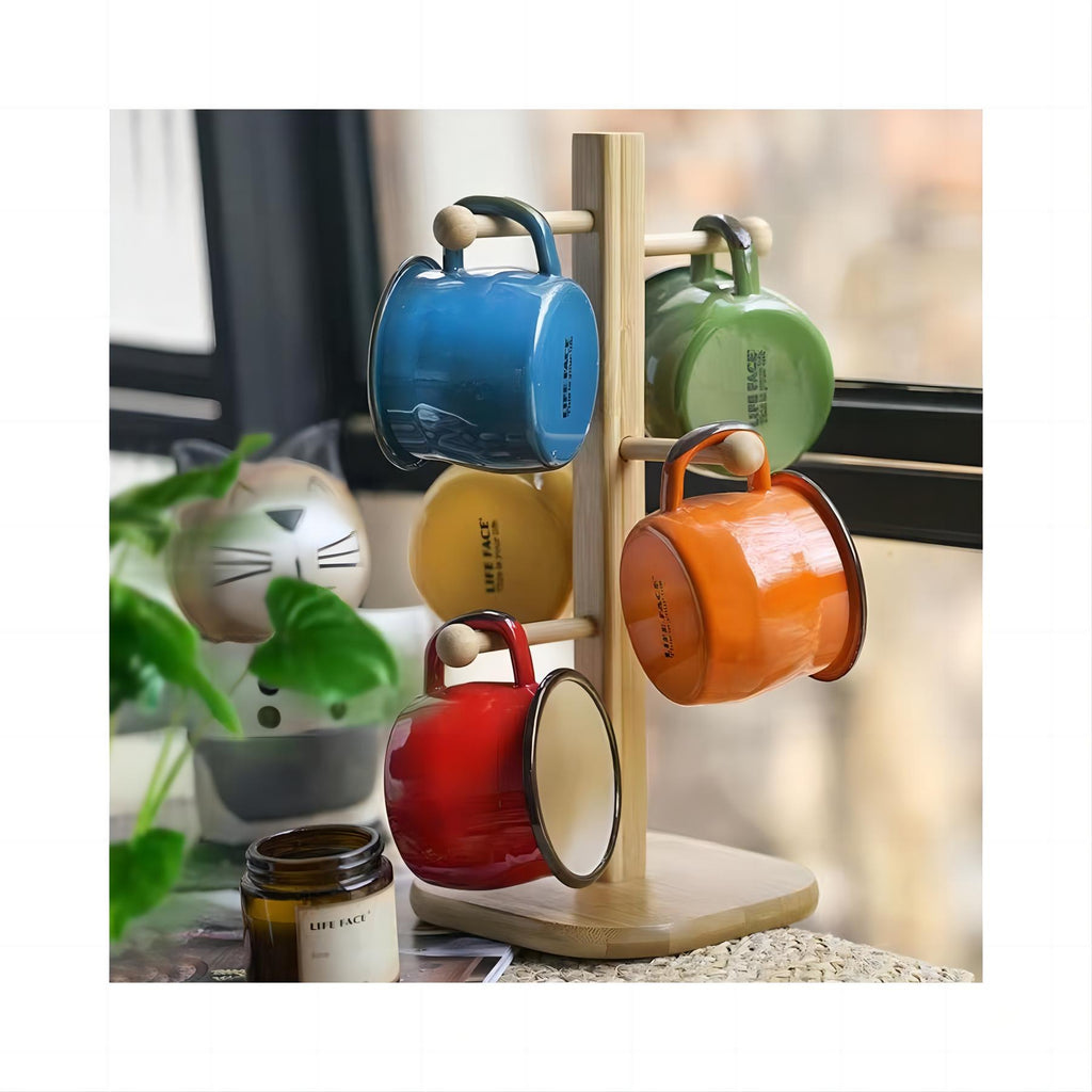 Belly Shape Enamel Coffee Cup