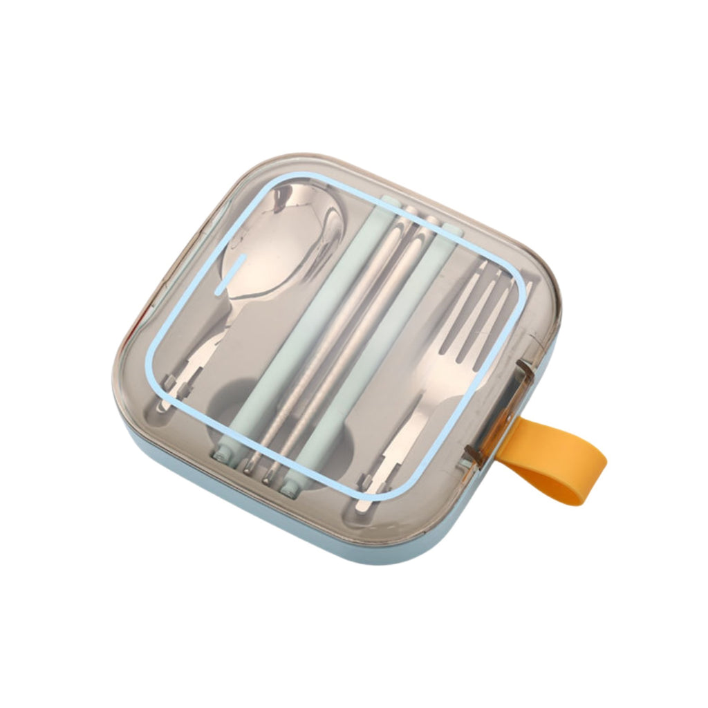 304 Stainless Steel Portable Three-piece Tableware Set