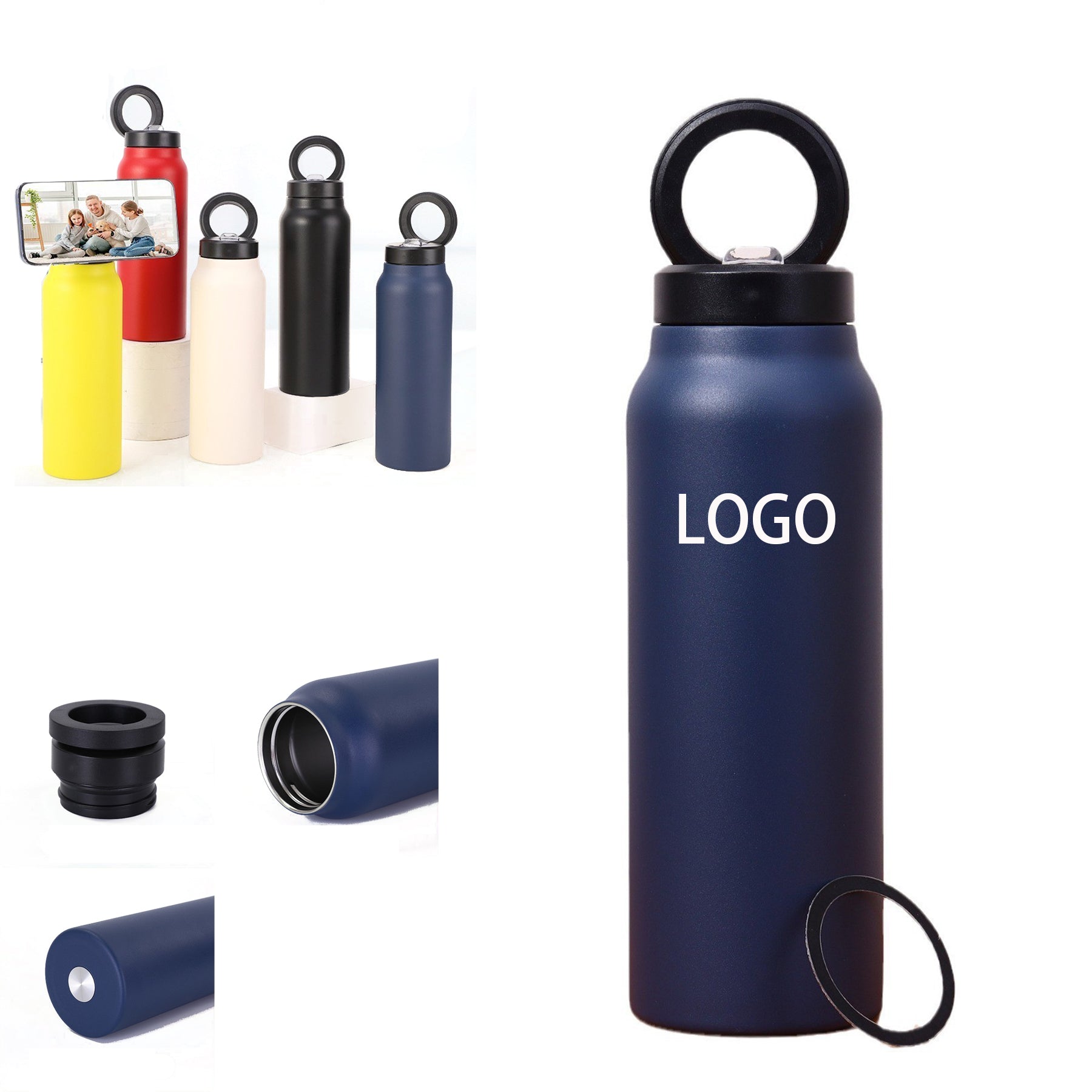 Magnetic Phone Holder Insulated Cup
