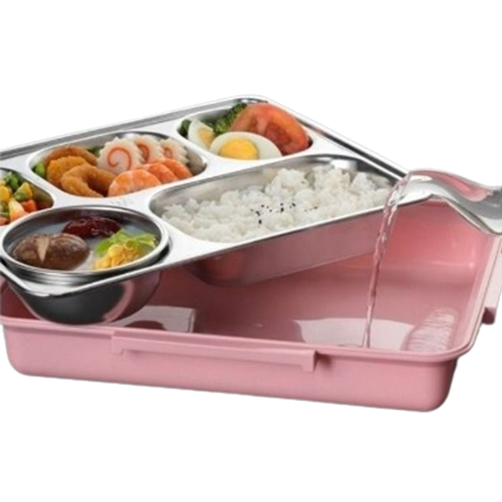 Square Compartmentalized Bento Lunch Box