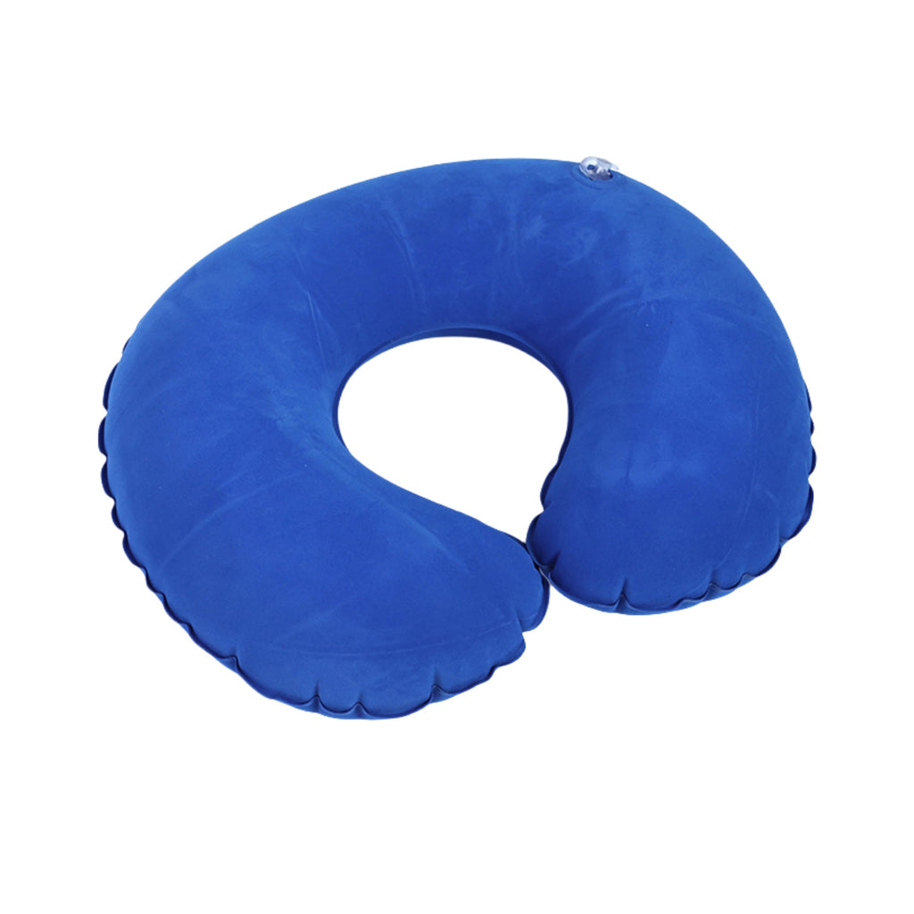 PVC Flocked Inflatable U - shaped Pillow