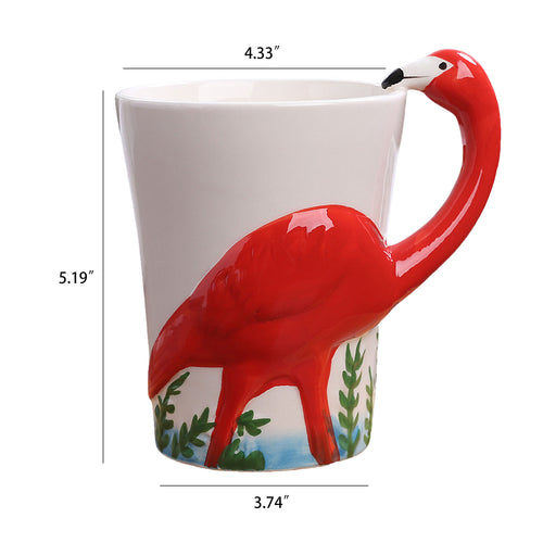 11 Oz Flamingo Ceramic Mug