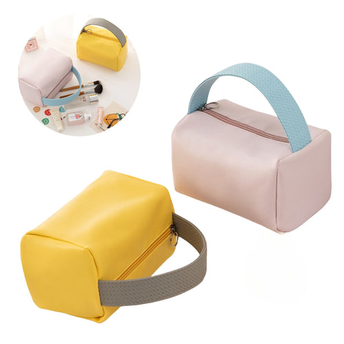 Candy - Colored PU Cosmetic Bag