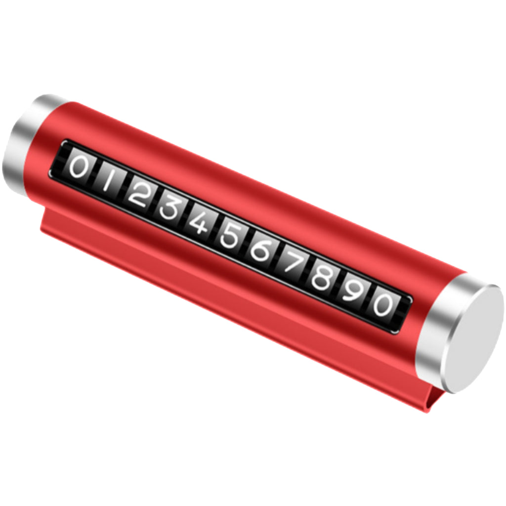 Temporary Parking Roller - type Number Plate