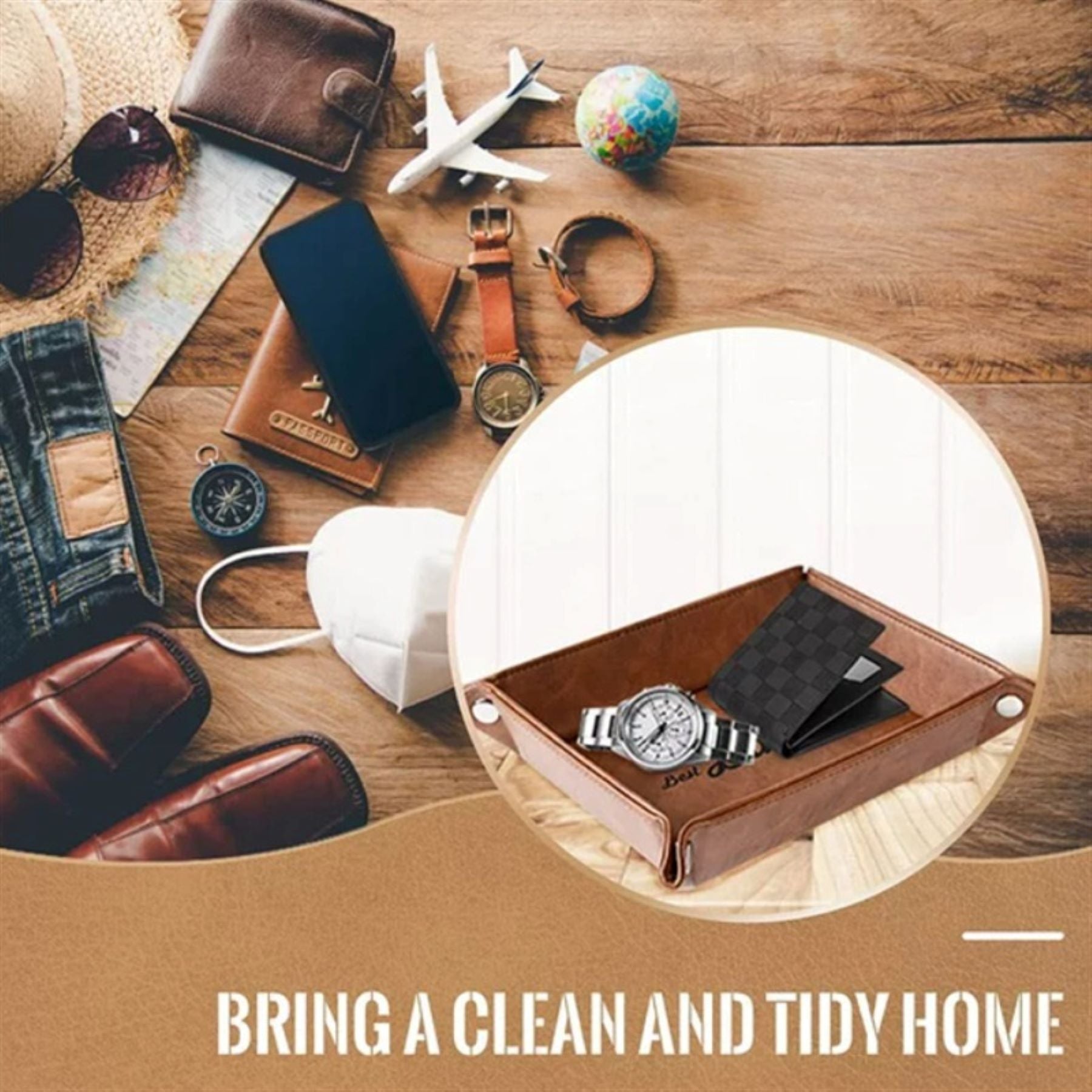 Household Folding Storage Tray