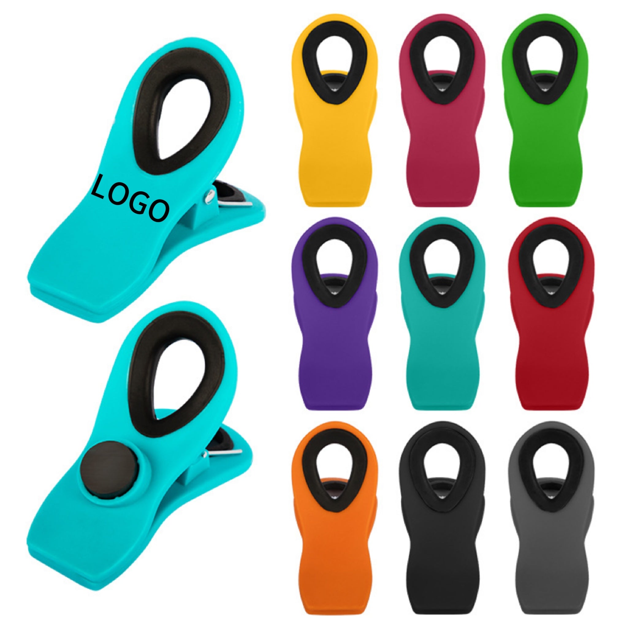Plastic Magnetic Memo Clip