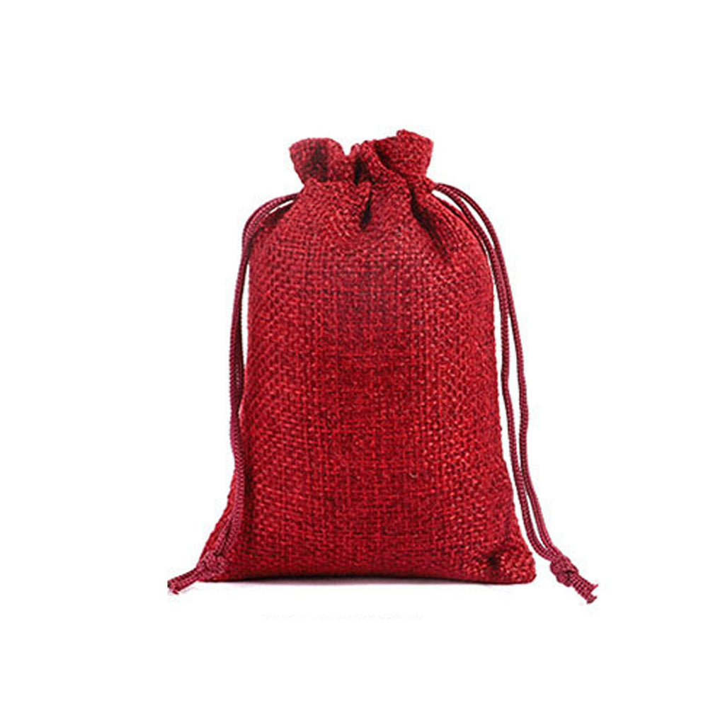 Composite Linen Drawstring Jewelry Gift Bag