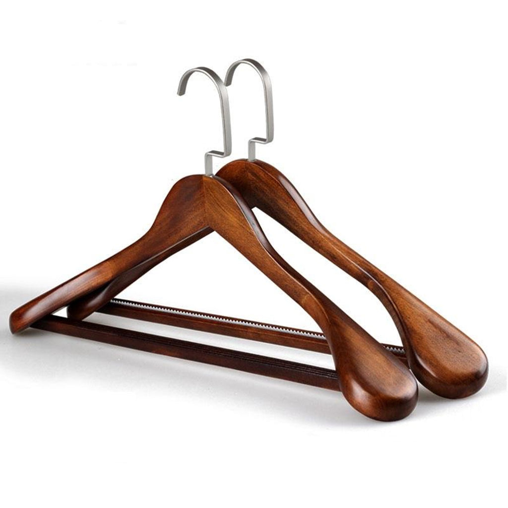 Suit Coat Hangers With Anti-Slip Strips