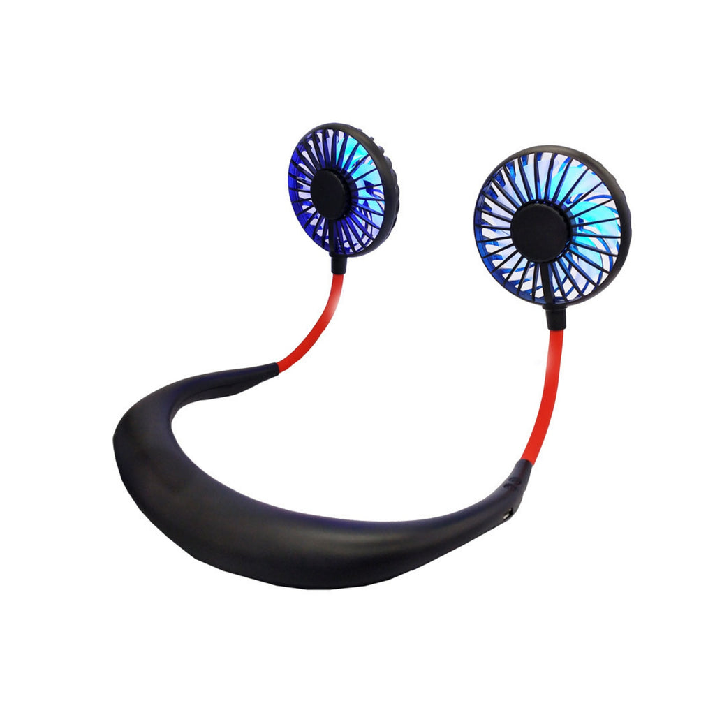 Portable And Foldable Neck-mounted Fan
