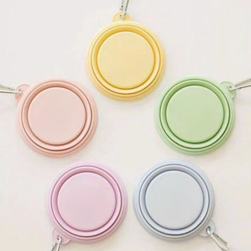 Macaron-colored Collapsible Pet Bowl