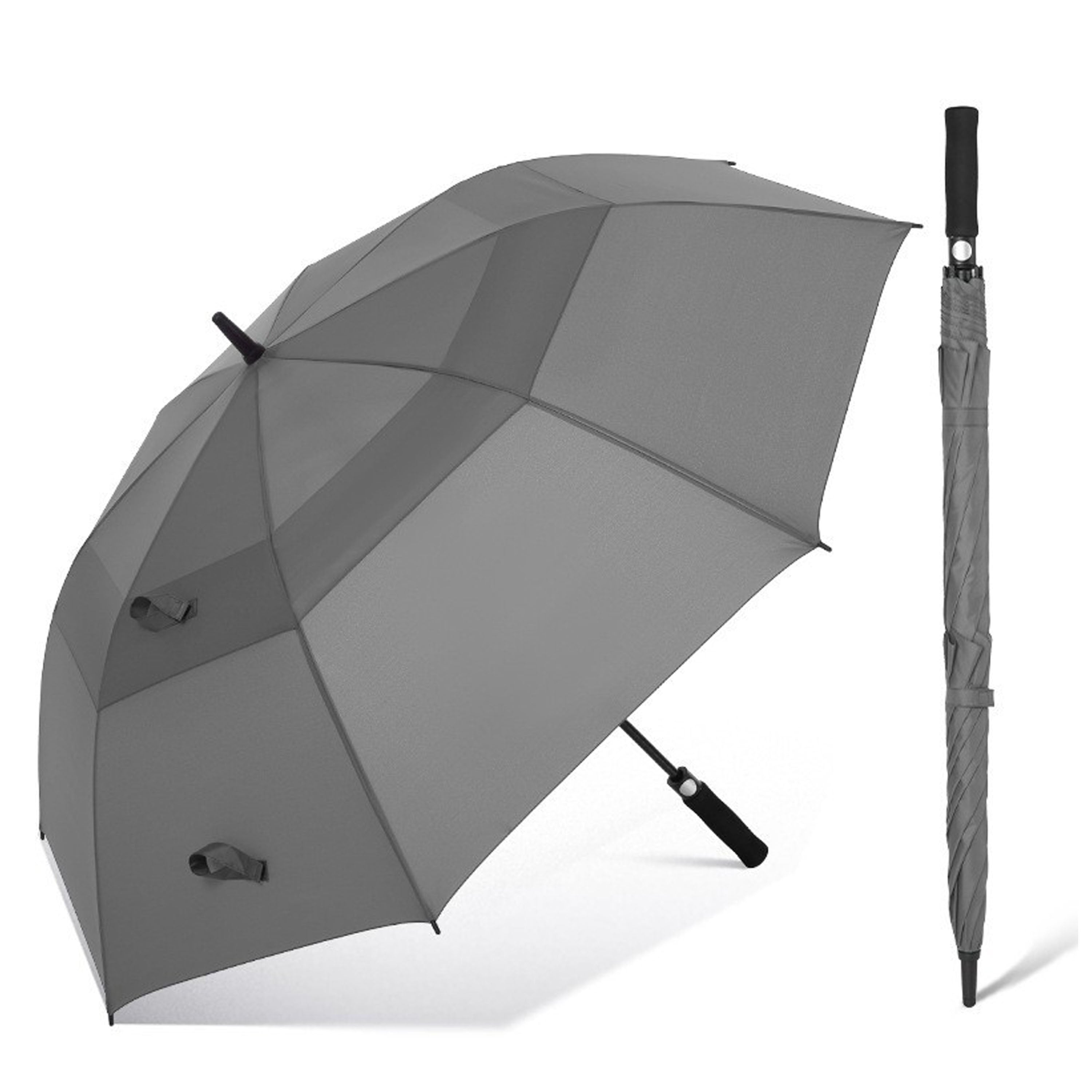 59" Extra Large Oversize Double Canopy Vented Umbrella