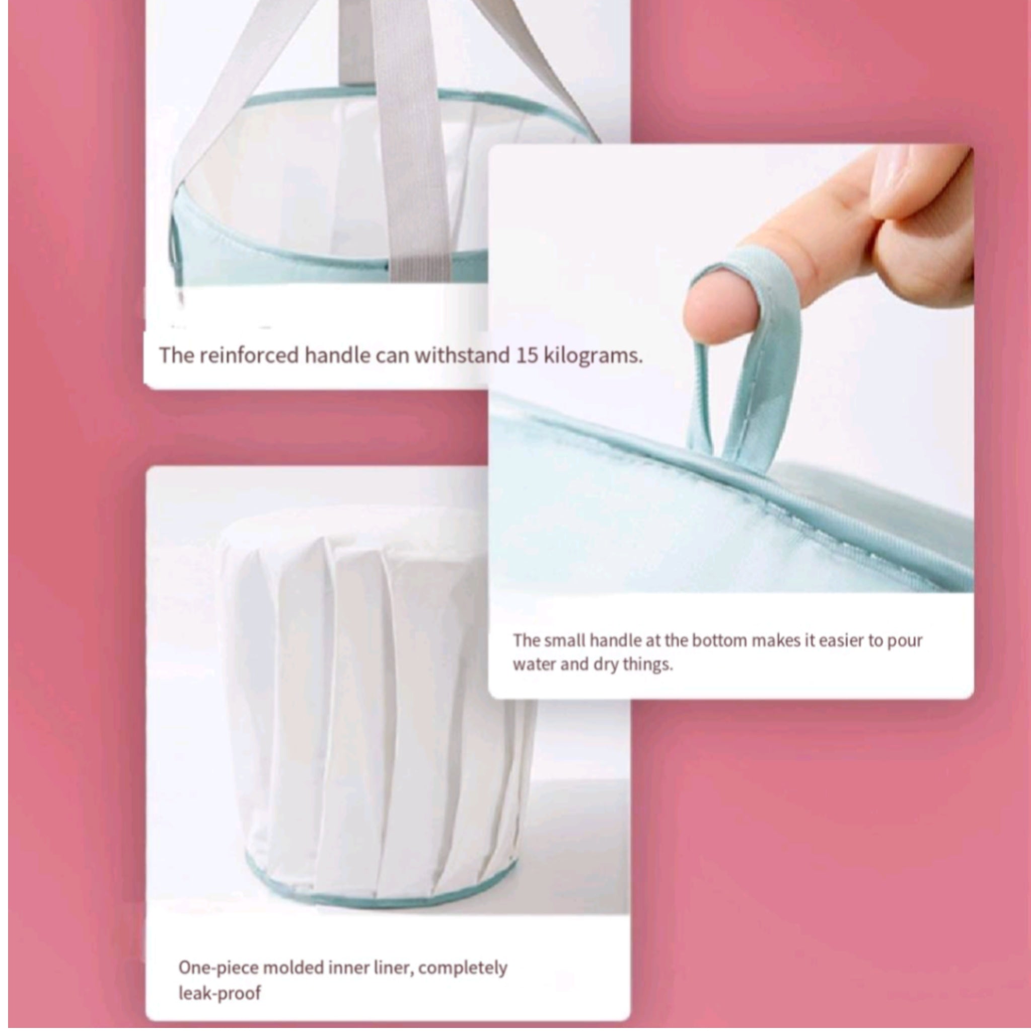Foldable Portable Foot Spa Bucket Insulated Soak Travel