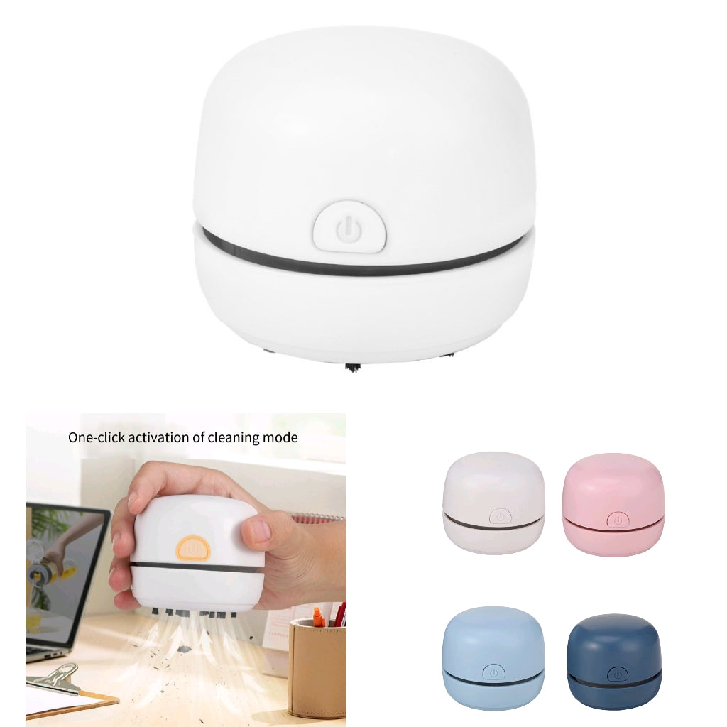 Cordless Mini Vacuum Strong Clean Desk Keyboard Eraser Dust