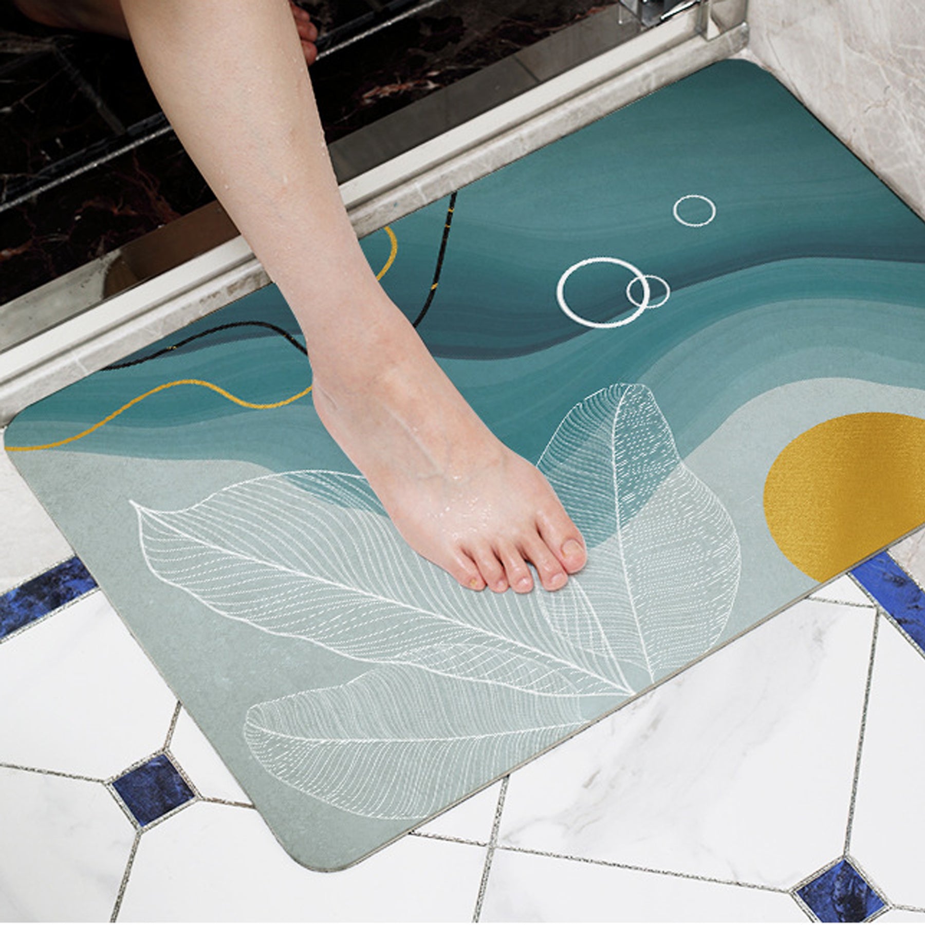 Customizable Super Absorbent Bath Floor Mat