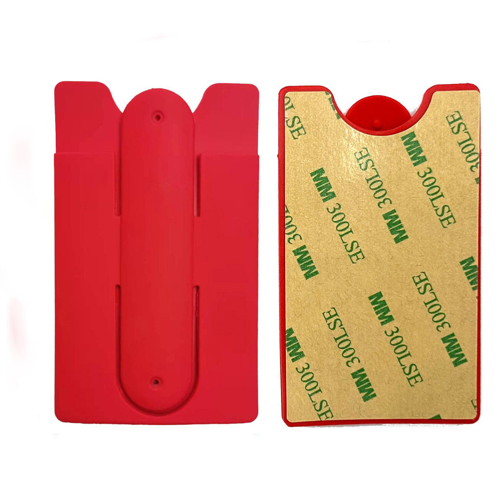 Silicone Mobile Wallet With Phone Kickstand