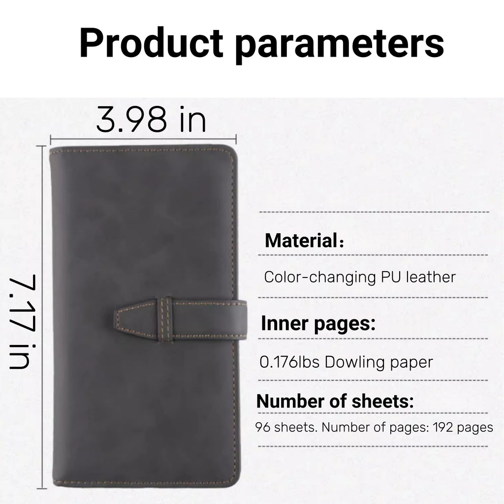 A6 Portable Notebook With Detachable Design