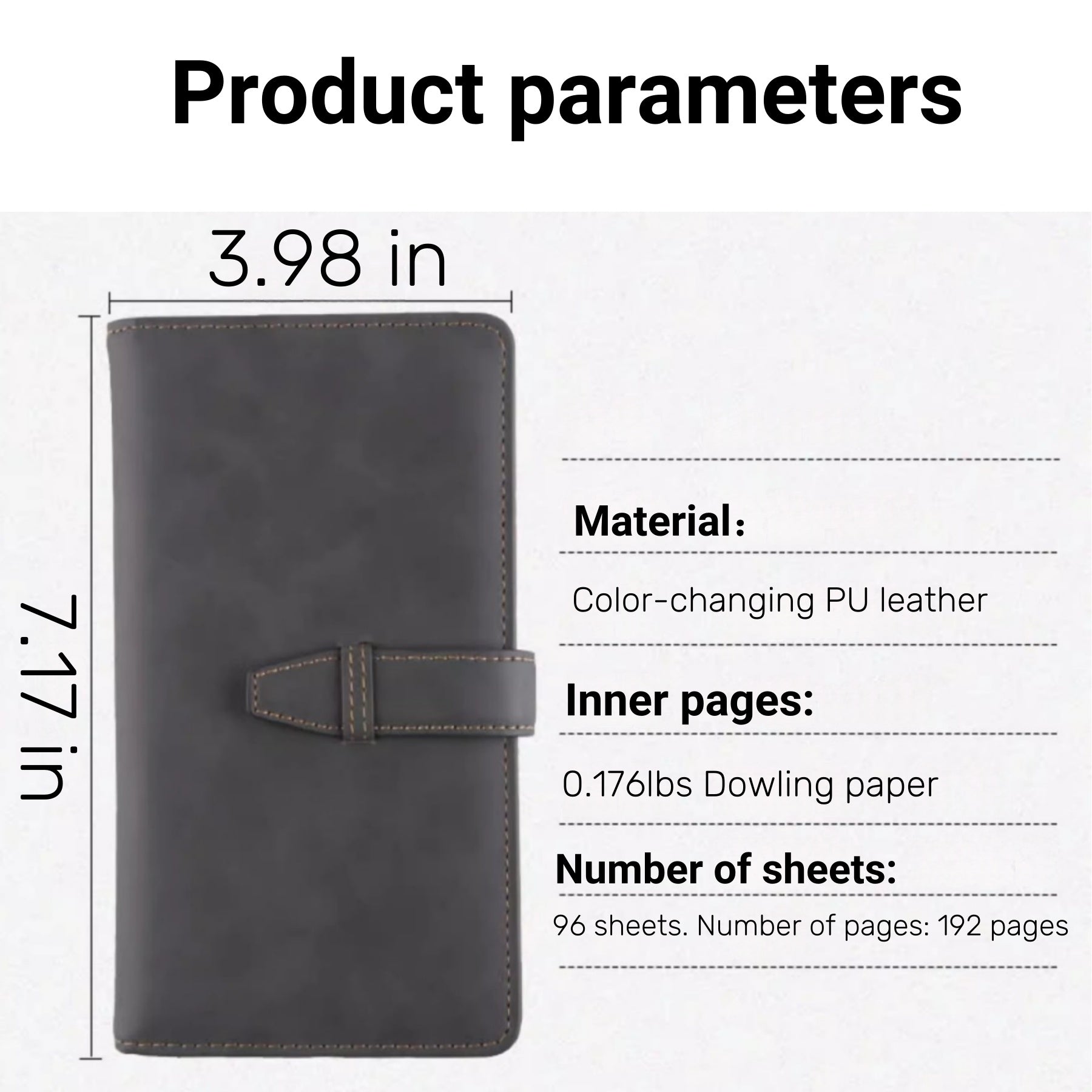 A6 Portable Notebook With Detachable Design