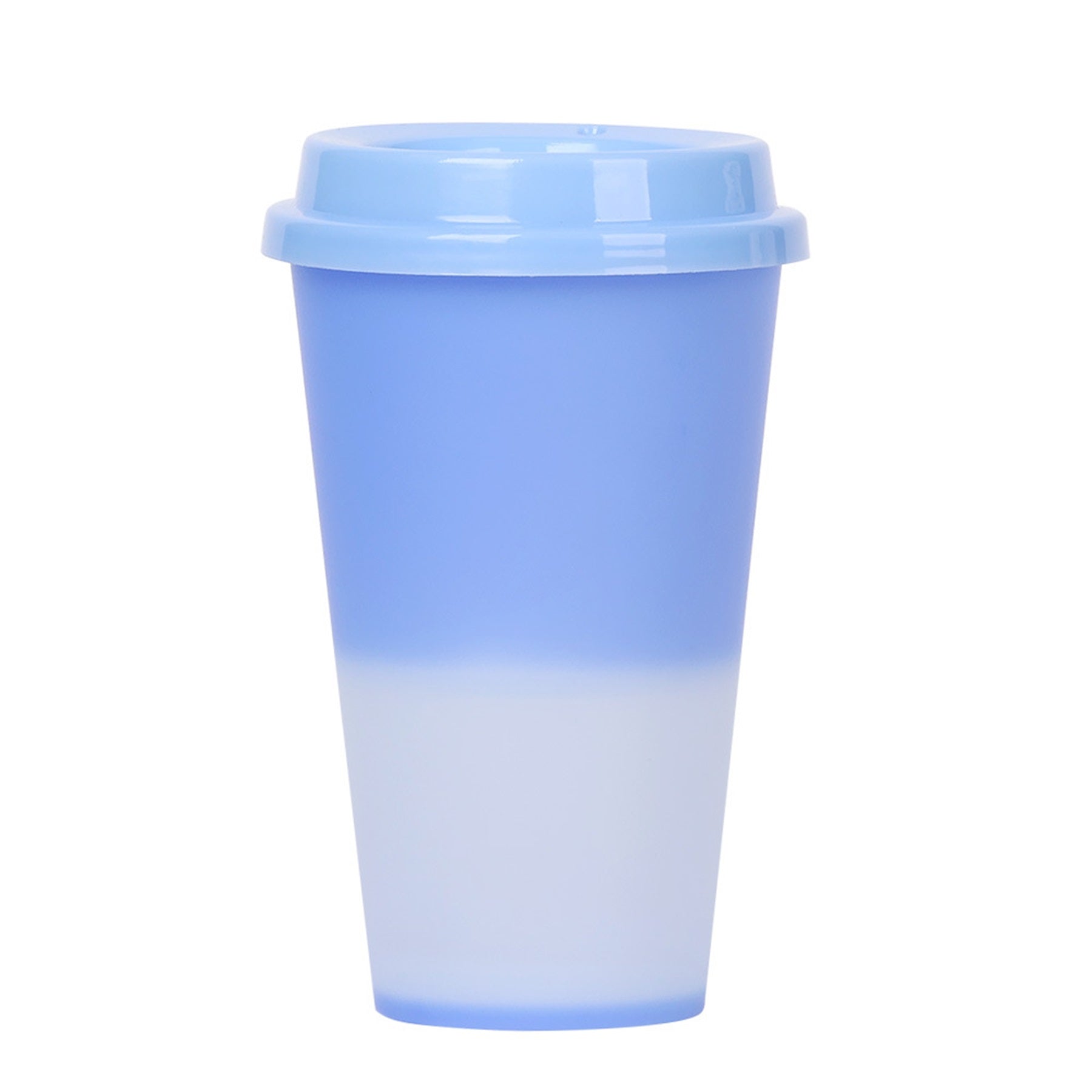 5 Pack Color Changing Cups 17 oz Plastic Cups with Lids