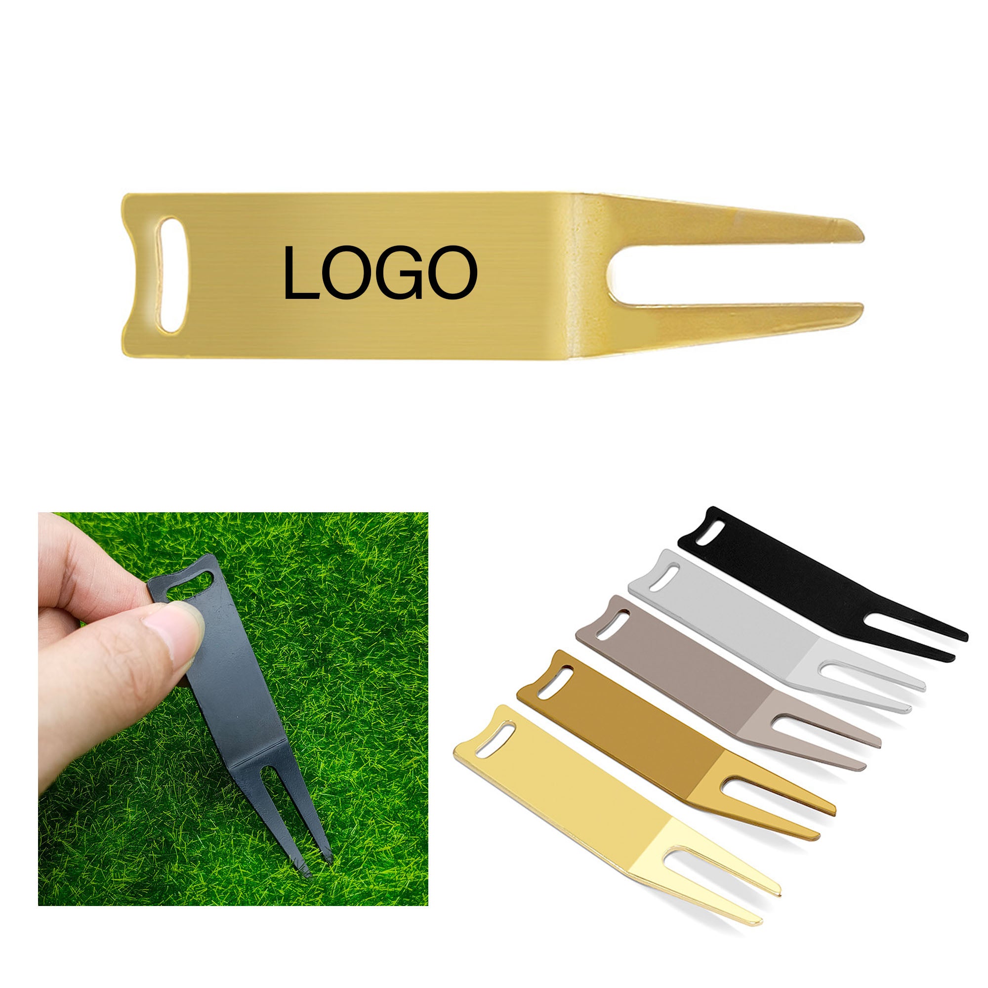 Metal Bending Golf Divot Repair Tool