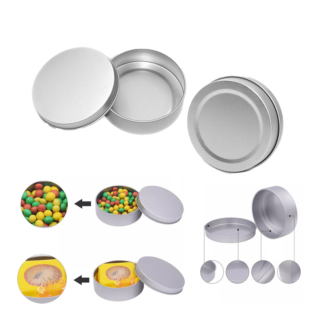 Round Tinplate Multi-Purpose Gift Container