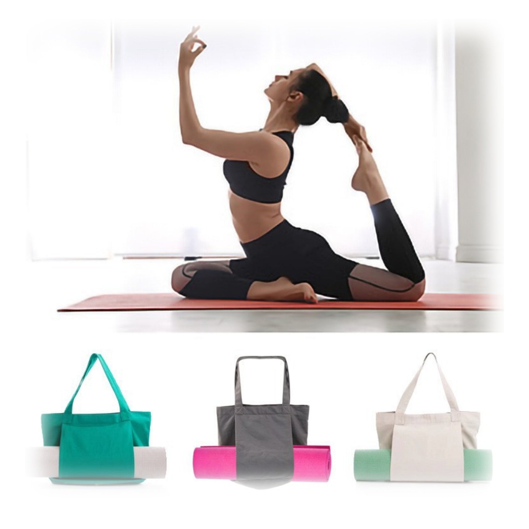 Canvas Storage Bag For Yoga Mat