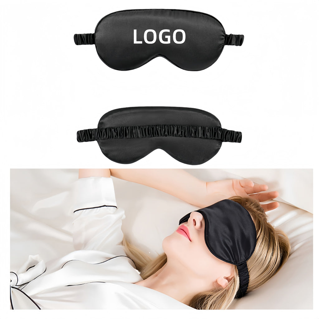 Double-Sided Simulated Silk Blackout Eye Mask