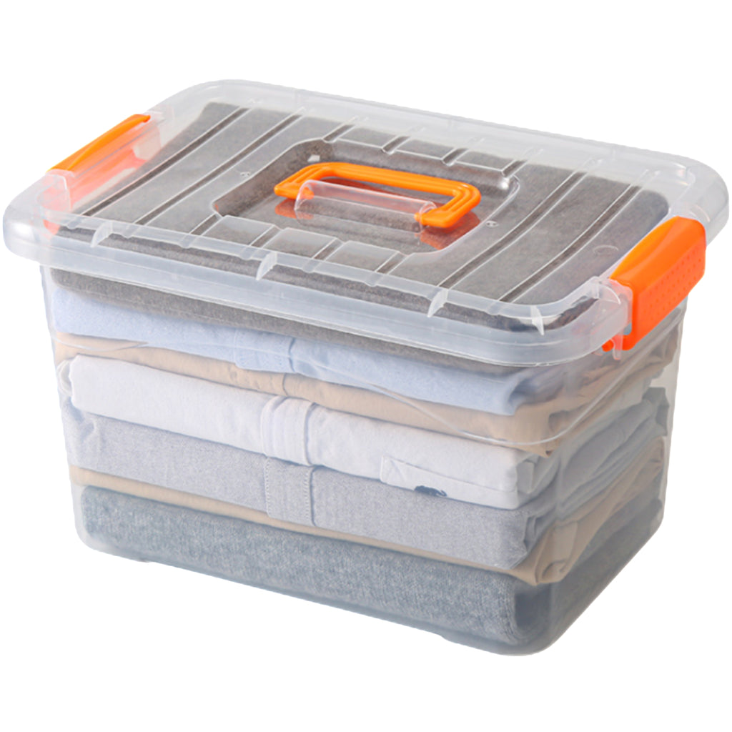 Transparent Portable Plastic Desktop Storage Box