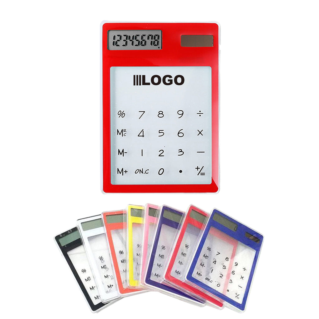Transparent Keyboard Electronic Calculator