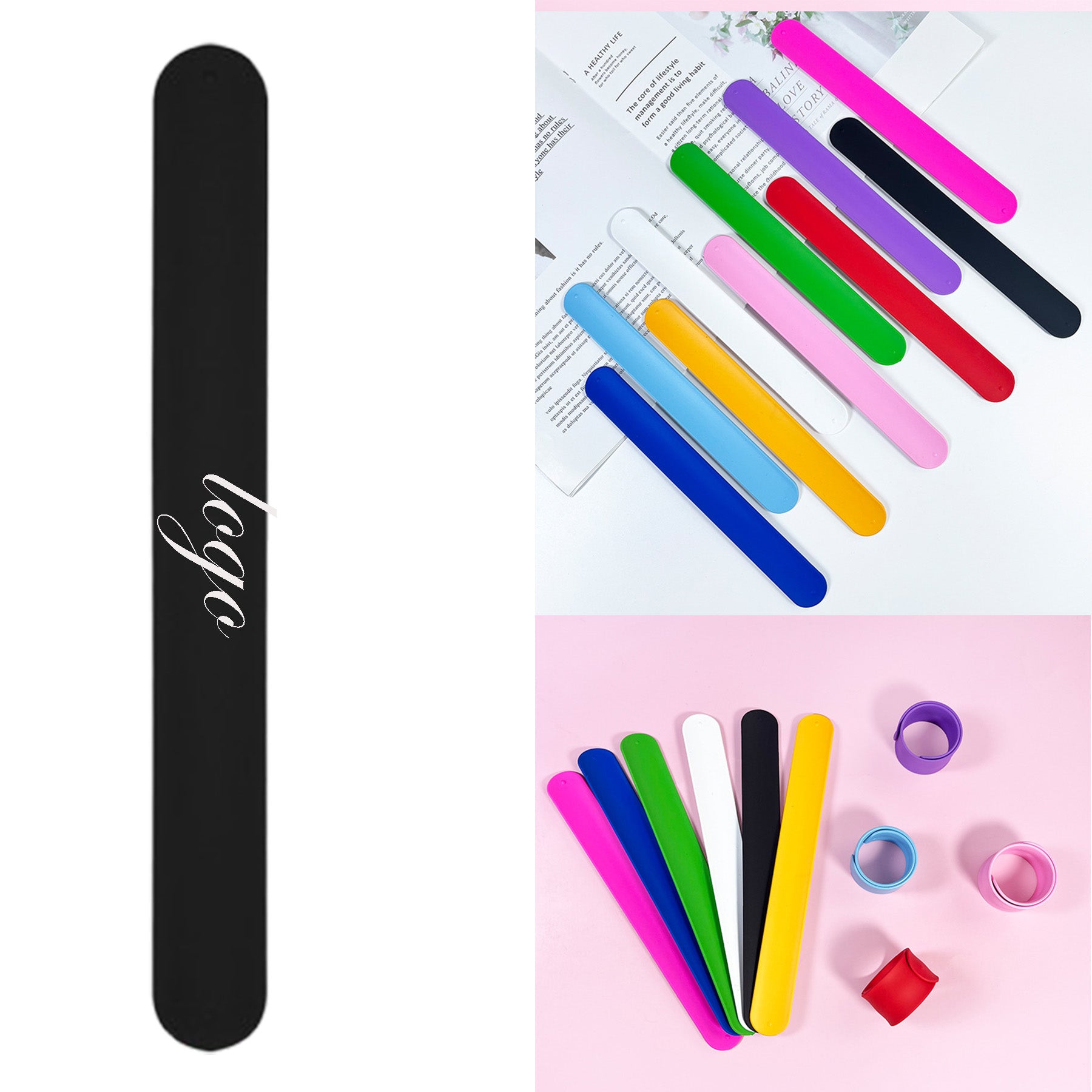 Custom Silicone Slap Bracelets