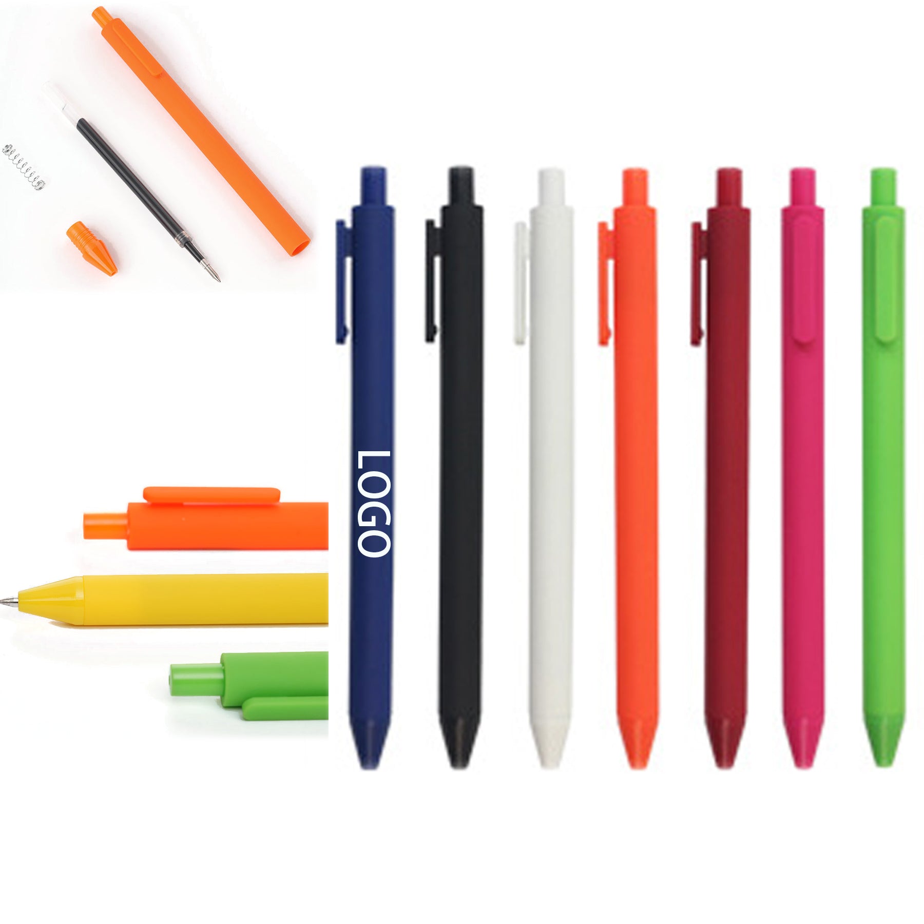 Spray - Glued Ballpoint Pens