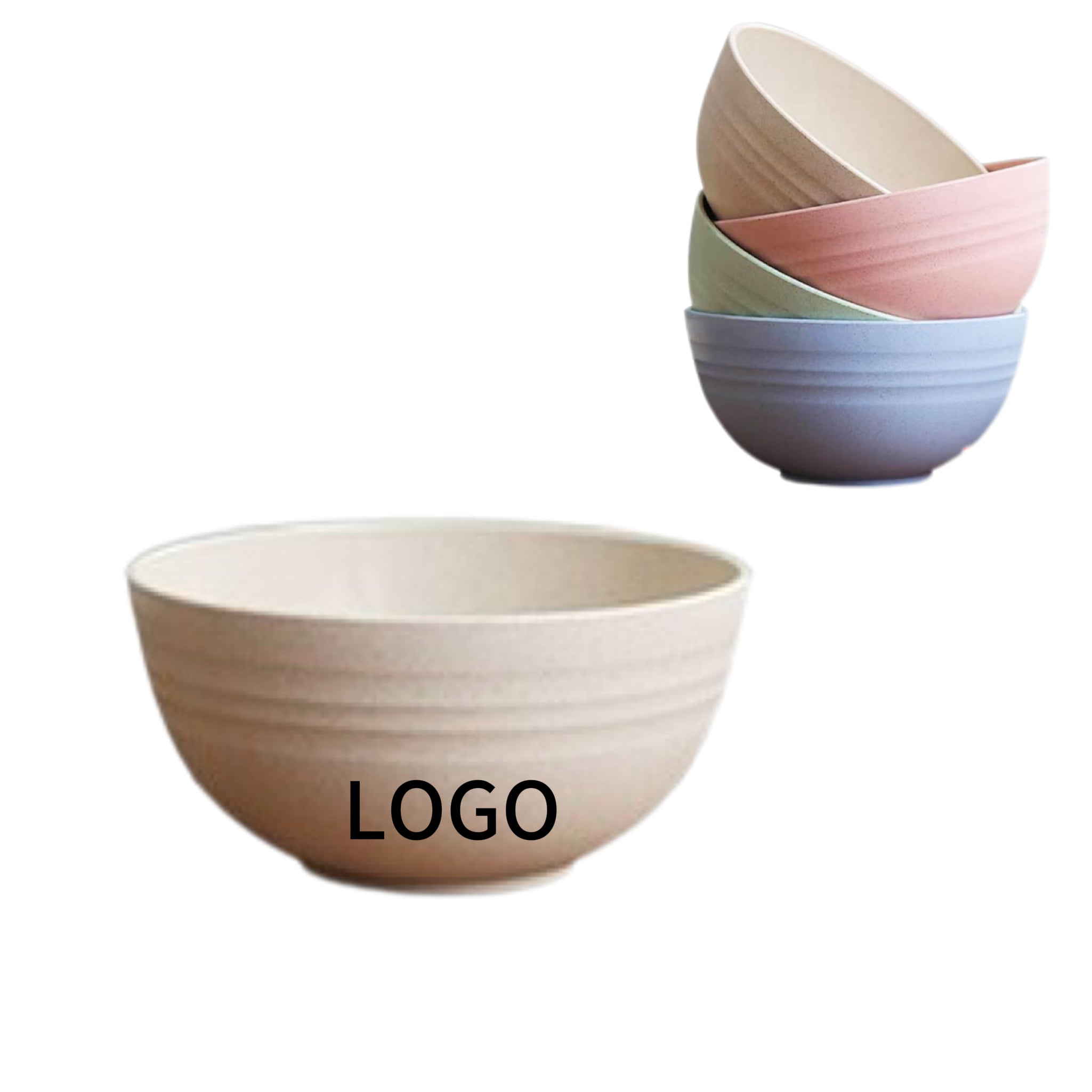 Wheat Straw Round Bowl