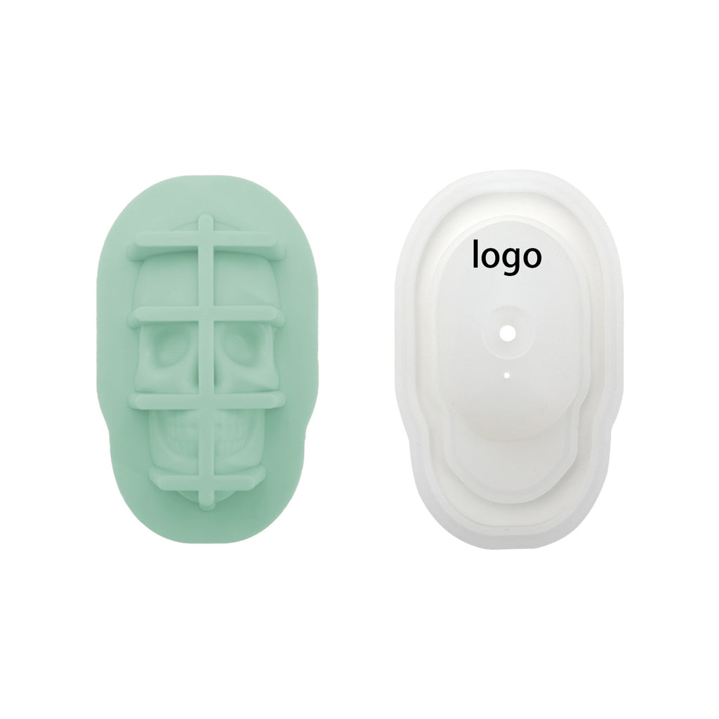 Skull-Shaped Ice Block Mold