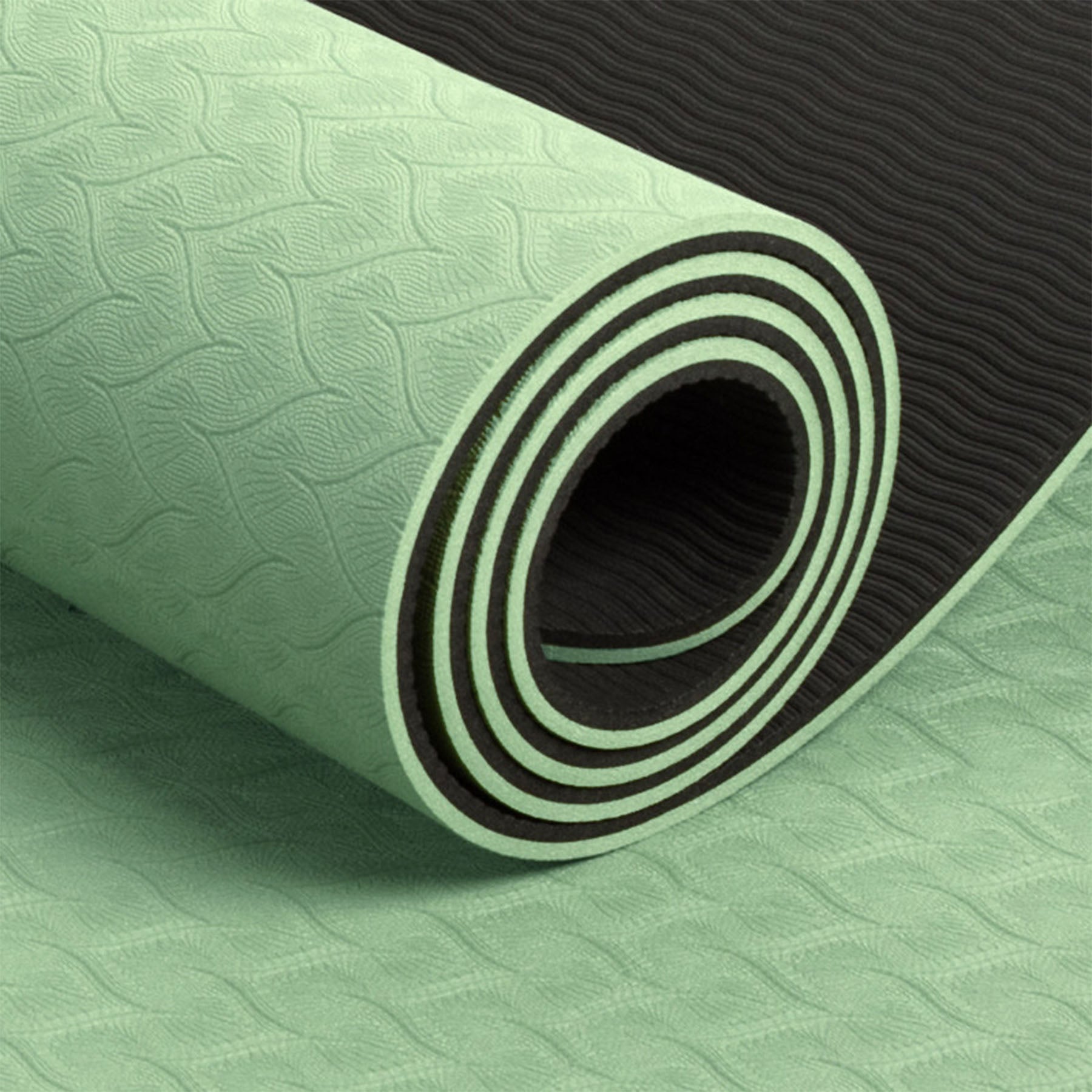 Two-Color Tpe Yoga Mat