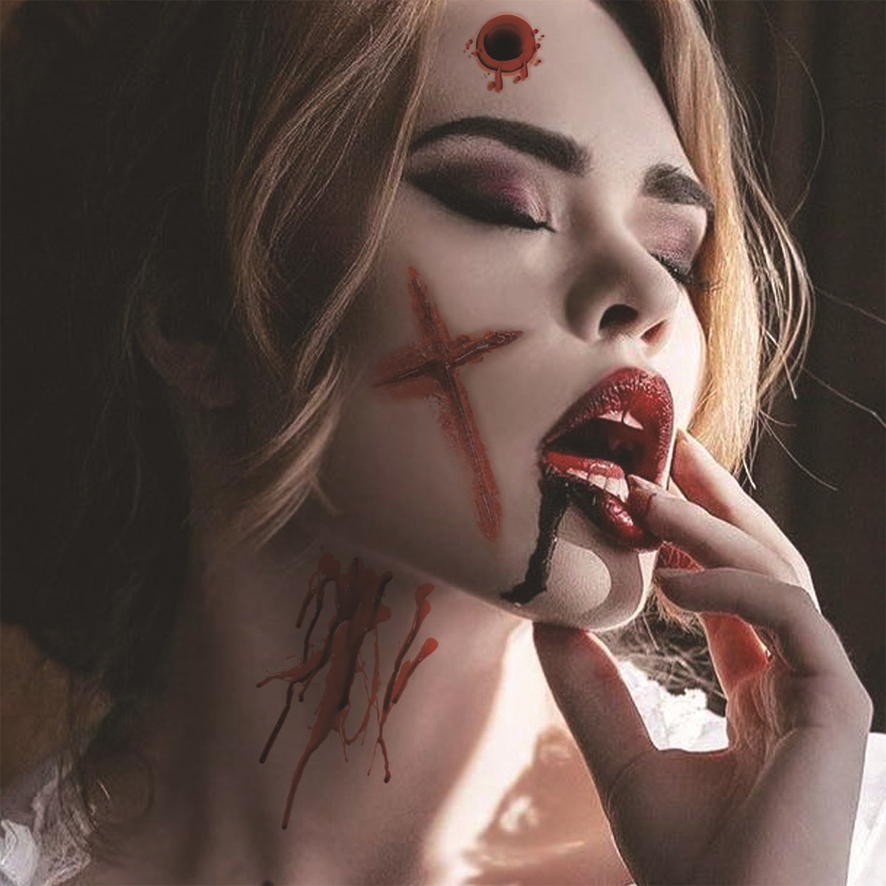 Customizable Halloween Horrible Scars Temporary Tattoos Body Stickers