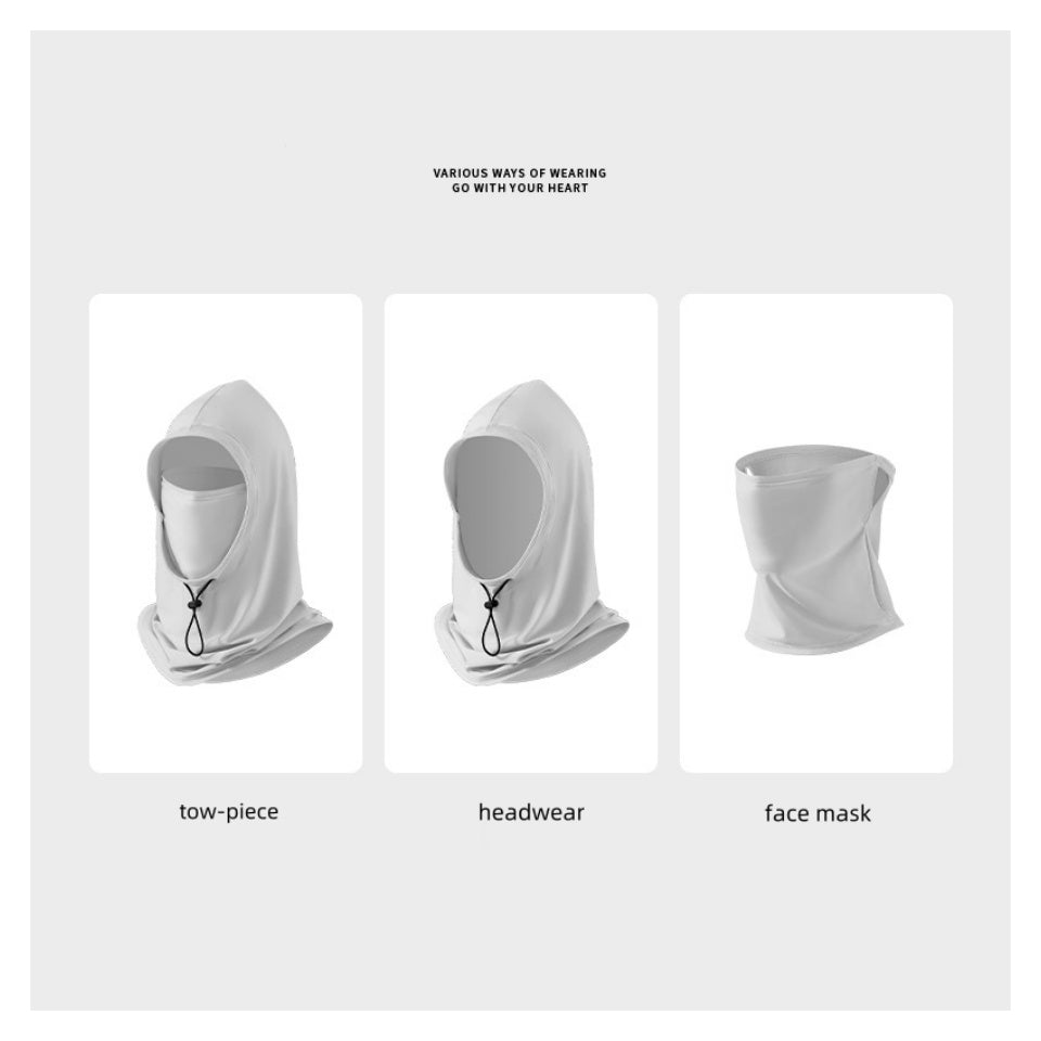 Tow Piece Summer Cooling Balaclava Face Mask