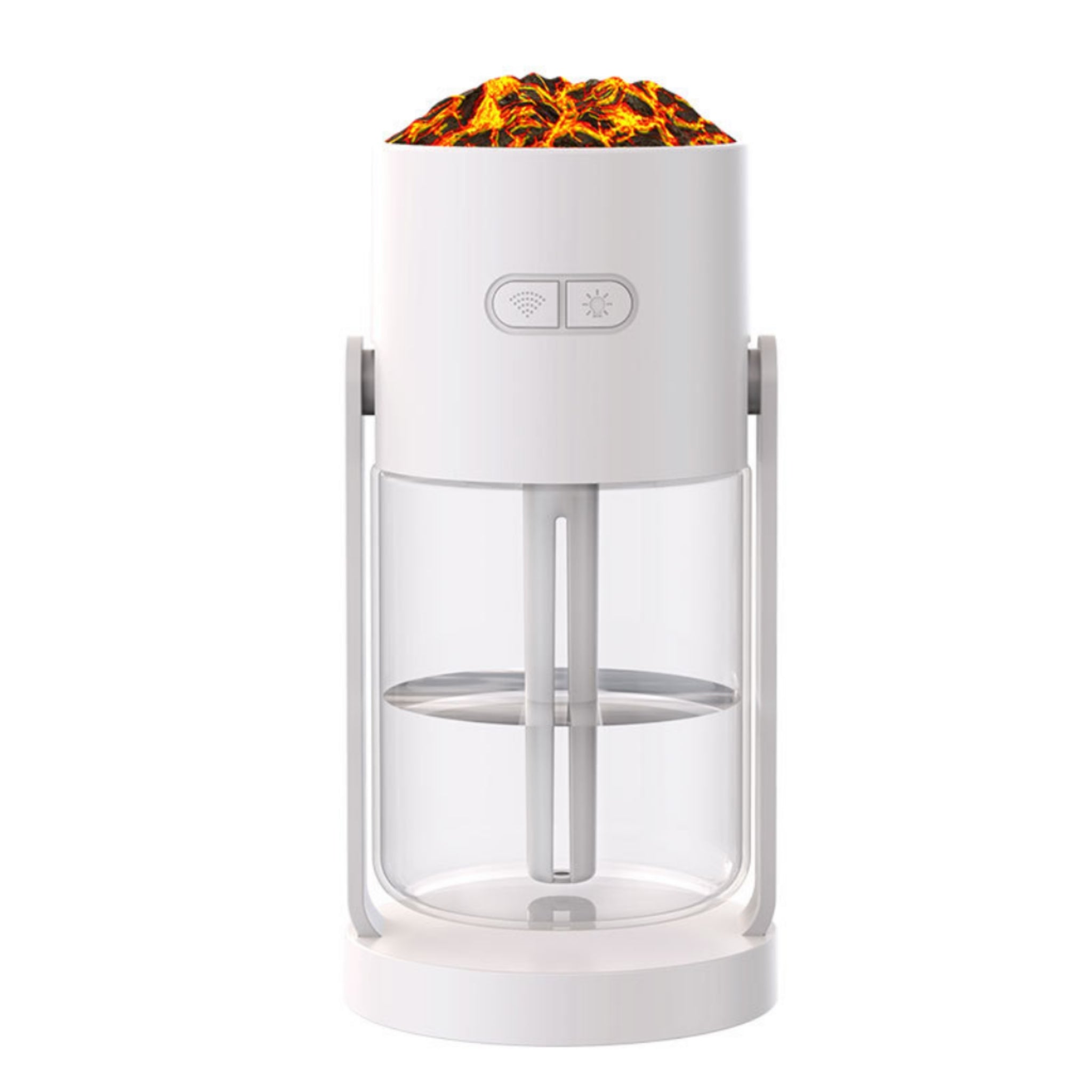 USB Car Cup Humidifier Quiet 7Color Volcano Diffuser