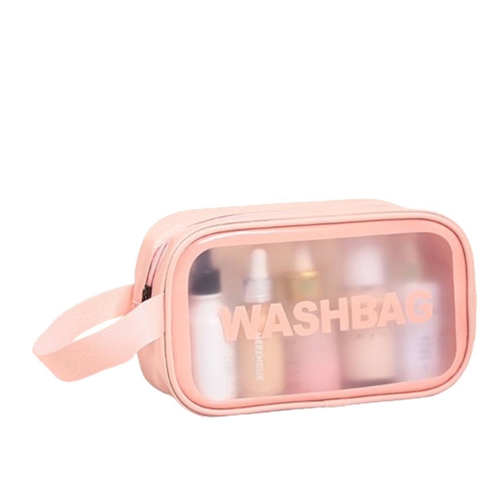 Clear Scrub Makeup Bag