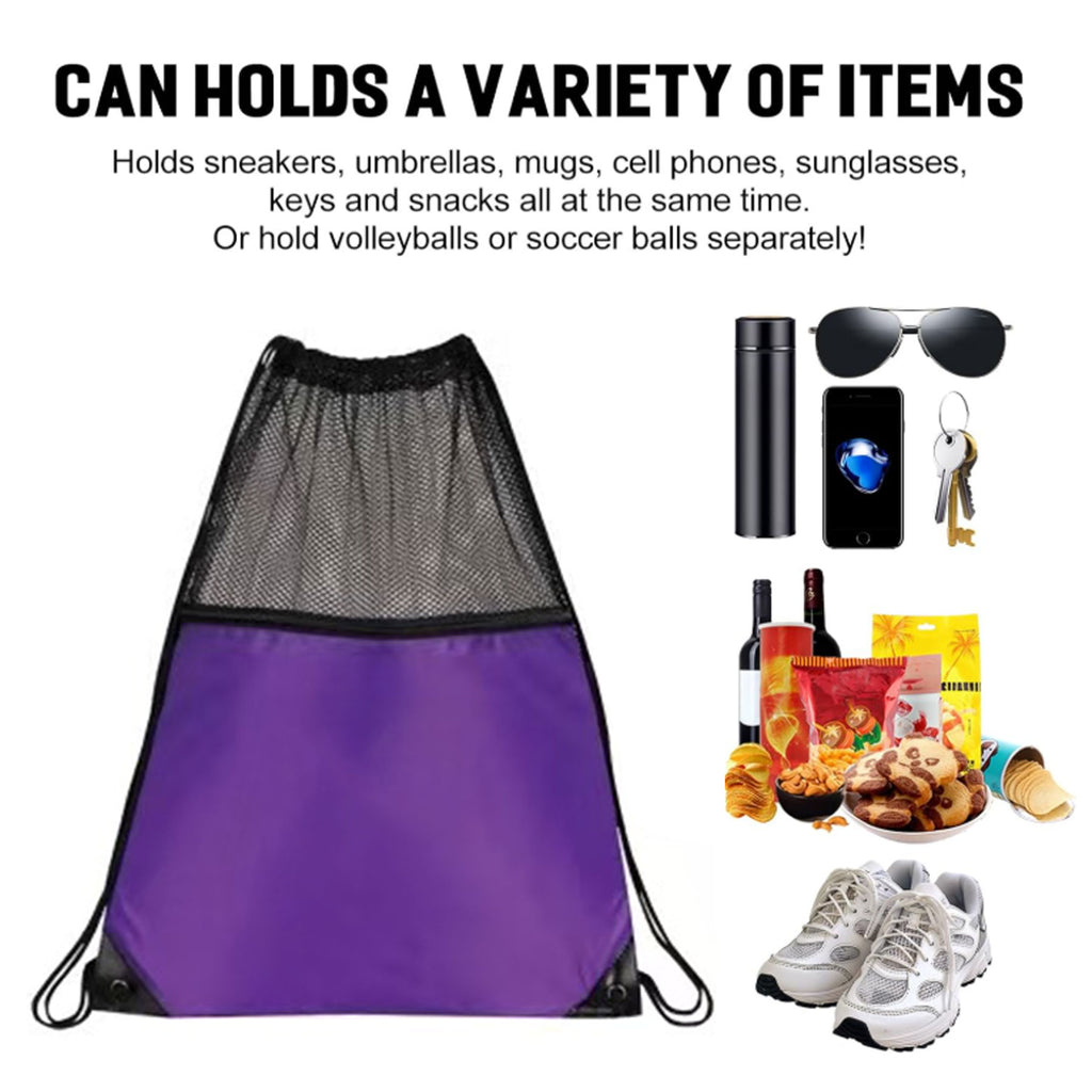 Mesh Drawstring Backpack