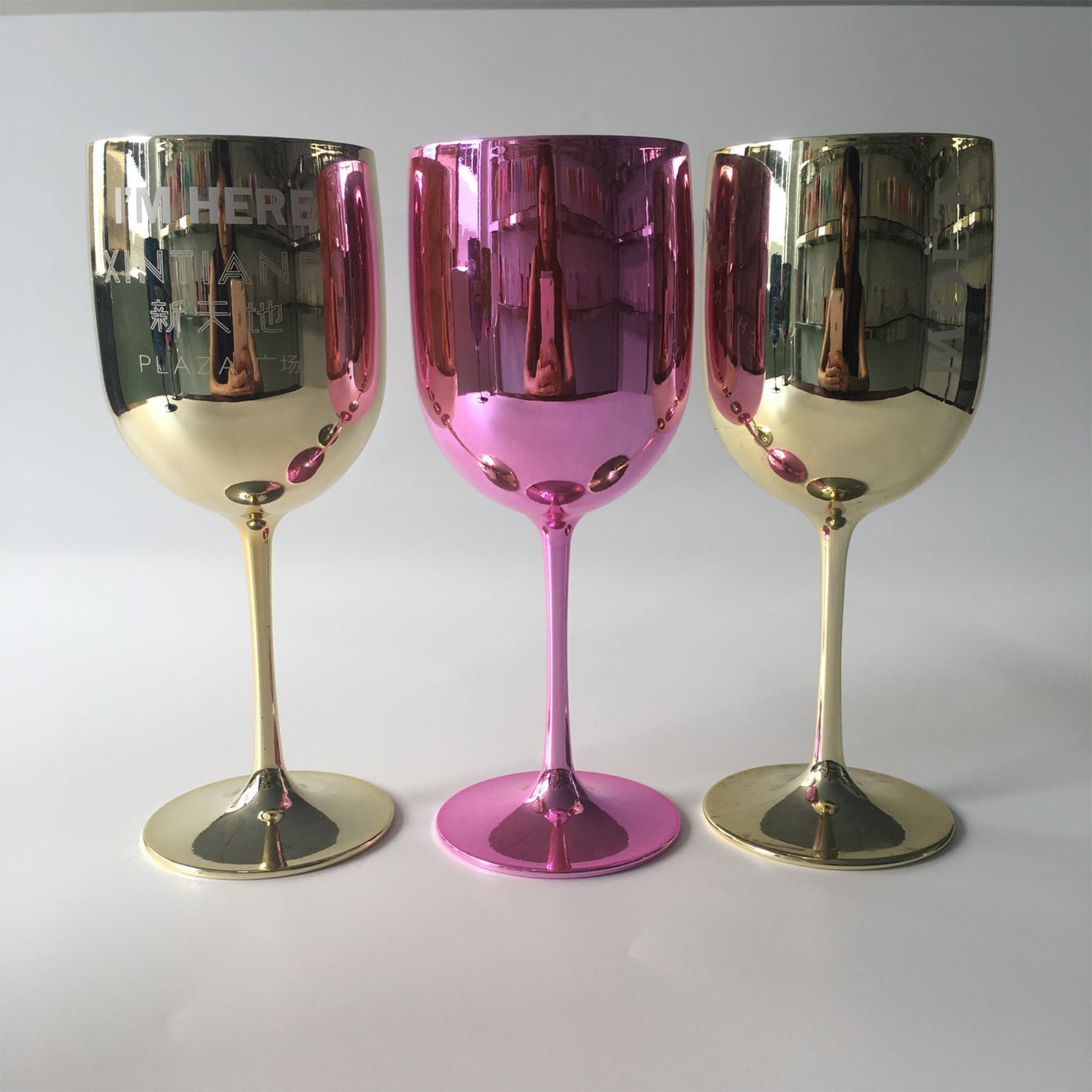 Plastic Stemmed Wine Glass