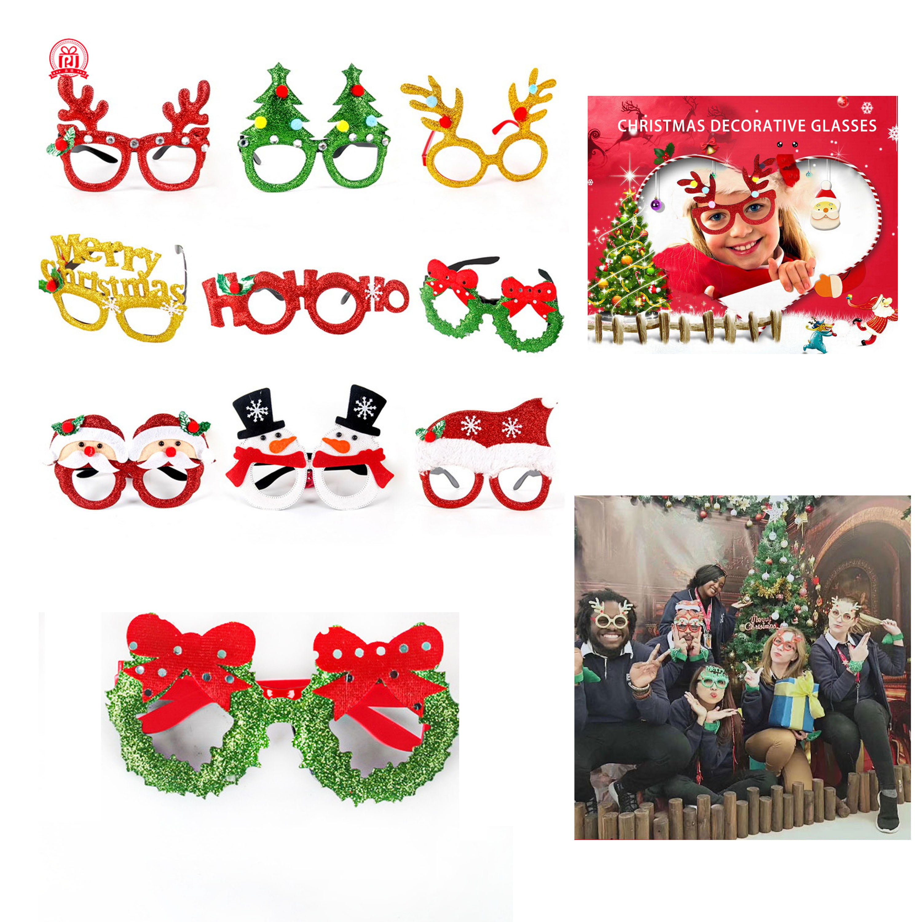 Cute Christmas Glasses