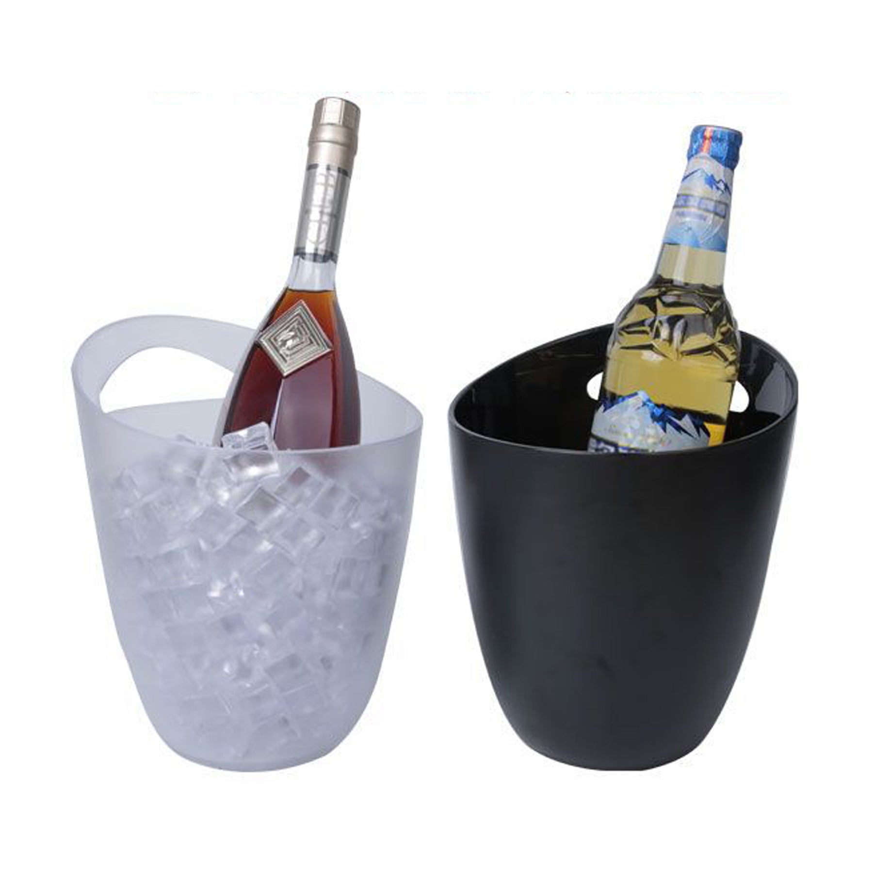 3 Quart Clear Plastic Ice Bucket