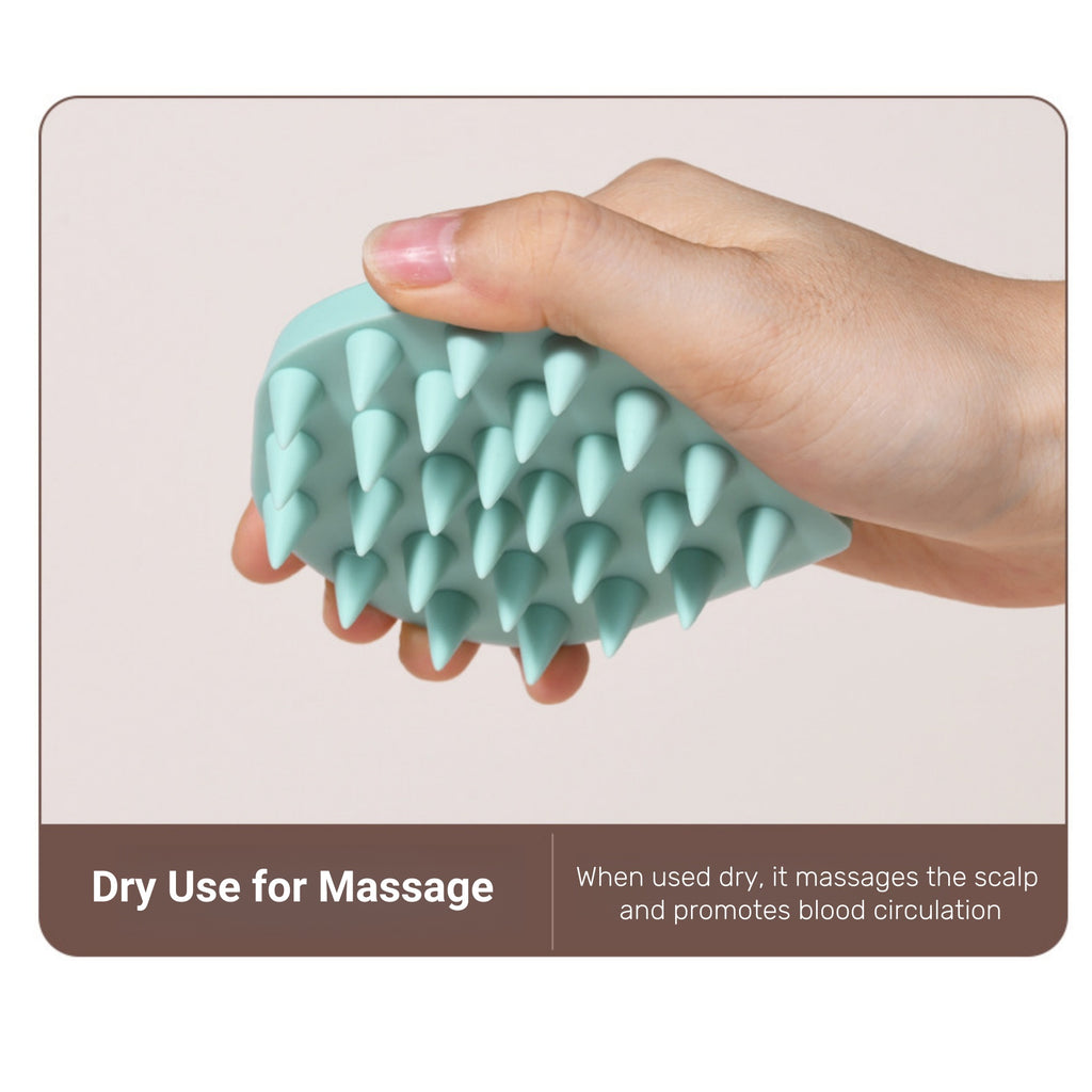 Massaging Silicone Scalp Shampoo Brush