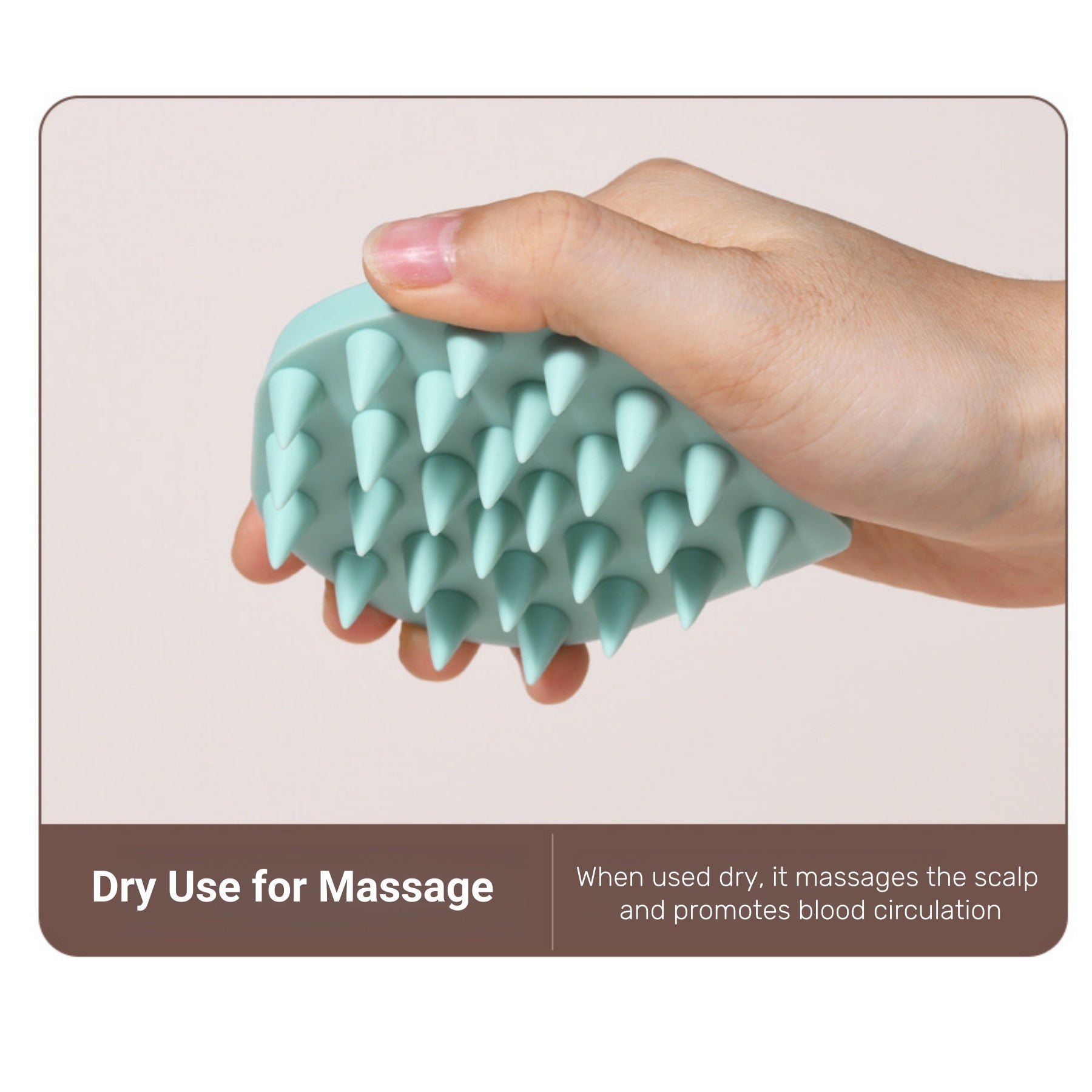 Massaging Silicone Scalp Shampoo Brush