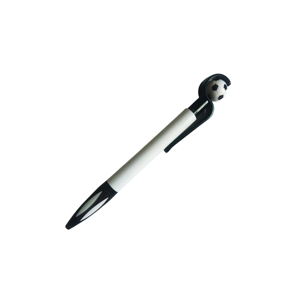 Plastic Spinning Soccer Ball Click Pen