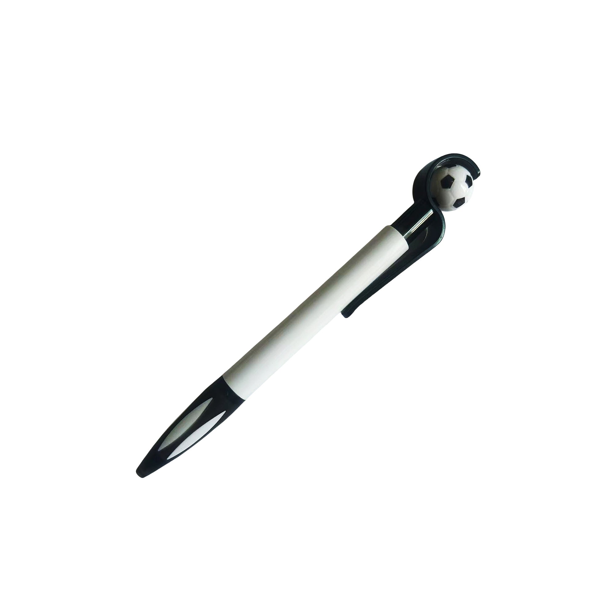 Plastic Spinning Soccer Ball Click Pen